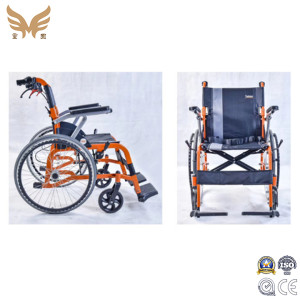 Aluminium Alloy Light Weight Non Electric Foldable Manual Wheelchair