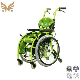 Medical Health Device Aluminum Lightweight Folding Pediatric Children Manual Wheelchair for Children