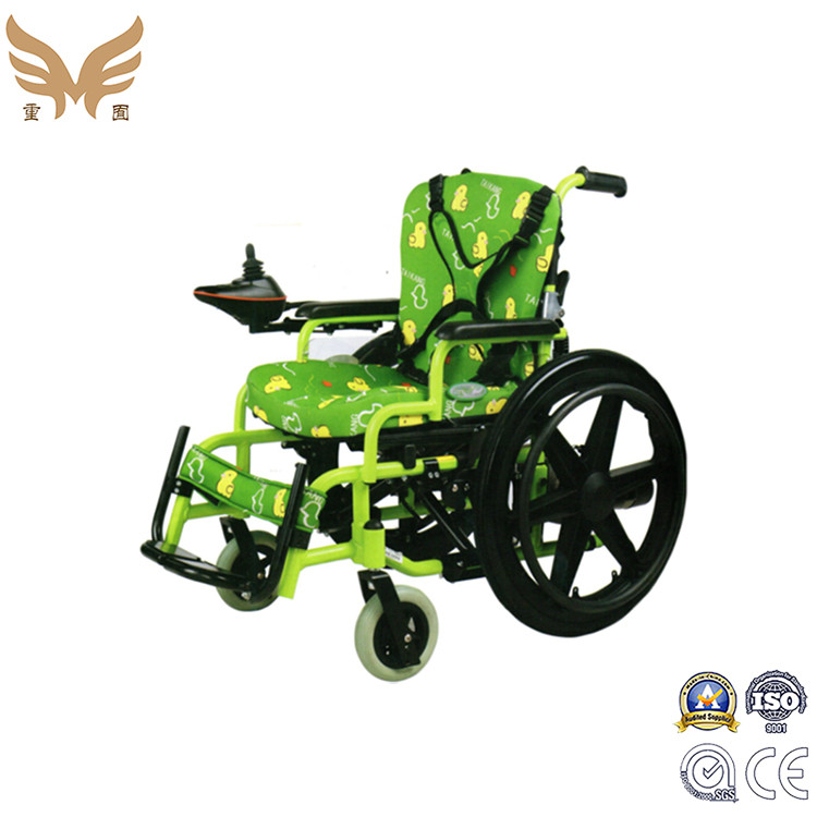 Children Light Weight Aluminum Foldable Electric Wheelchair Electric