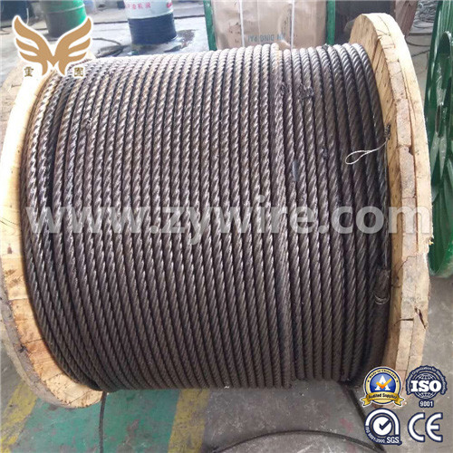 7*7 GI steel wire rope in coils for  typing and binding-Zhongyou