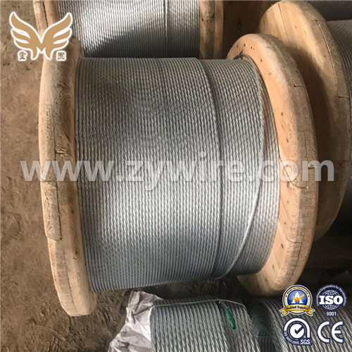 7*7 GI steel wire rope in coils for  typing and binding-Zhongyou