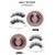 Hot Sale 5 magnets Magnetic Eyelashes 3D Magnetic False Eyelashes With Lash Packaging Box Eyelash Eyeliner Suit