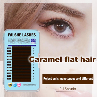 Caramel flat hair