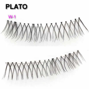 Poloshed Tip Eyelashes  wholesale mink private label eyelashes cashmere flat double tips soft false eyelashes