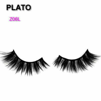 wholesale 3d faux mink eyelashes synthetic fiber strip eyelashes ,private label false silk eyelash, premium fake silk lashes