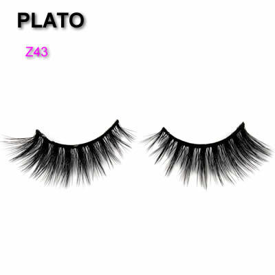 wholesale 3d faux mink eyelashes synthetic fiber strip eyelashes ,private label false silk eyelash, premium fake silk lashes