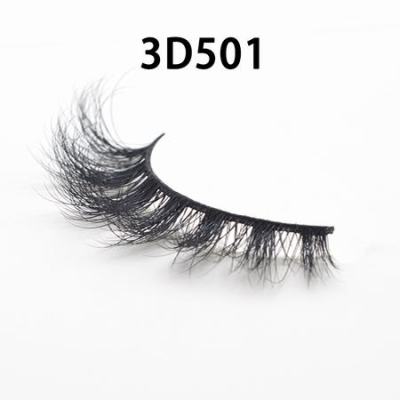 Natural Strip 100% real 25mm 3D mink eyelashes
