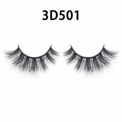 Natural Strip 100% real 25mm 3D mink eyelashes