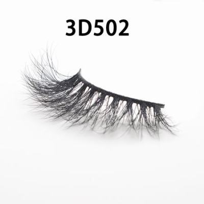 wholesale 100% real siberian mink fur mink eyelashes 3d mink lashes With Custom Lash Book