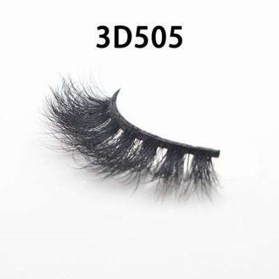 Natural Strip 100% real 25mm 3D mink eyelashes