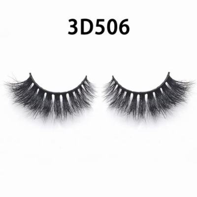 wholesale 100% real siberian mink fur mink eyelashes 3d mink lashes With Custom Lash Book