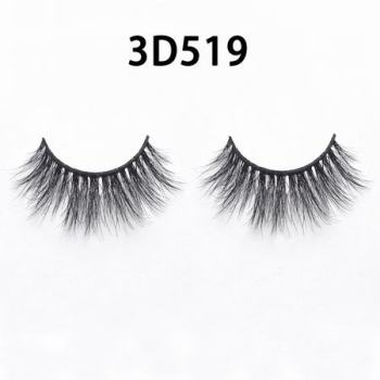 wholesale 100% real siberian mink fur mink eyelashes 3d mink lashes With Custom Lash Book