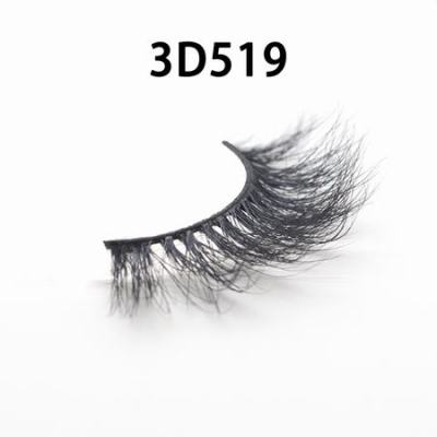 wholesale 100% real siberian mink fur mink eyelashes 3d mink lashes With Custom Lash Book