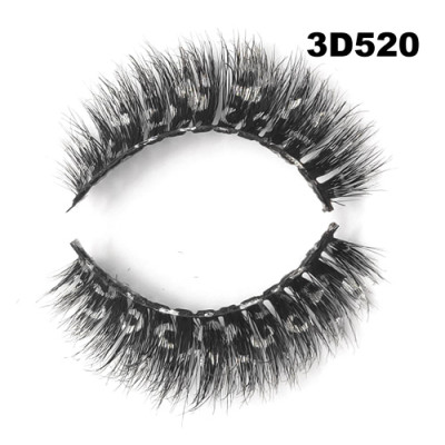 Color silk lashes Synthic Hair Faux 3D Mink Eyelashes lash vendor Wholesale Colorful Eyelashes Private Label