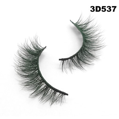 Color silk lashes Synthic Hair Faux 3D Mink Eyelashes lash vendor Wholesale Colorful Eyelashes Private Label