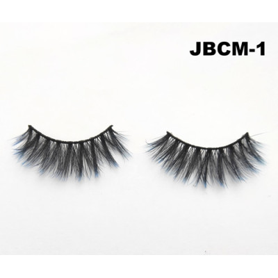 Color silk lashes Synthic Hair Faux 3D Mink Eyelashes lash vendor Wholesale Colorful Eyelashes Private Label