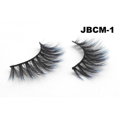 Color silk lashes Synthic Hair Faux 3D Mink Eyelashes lash vendor Wholesale Colorful Eyelashes Private Label