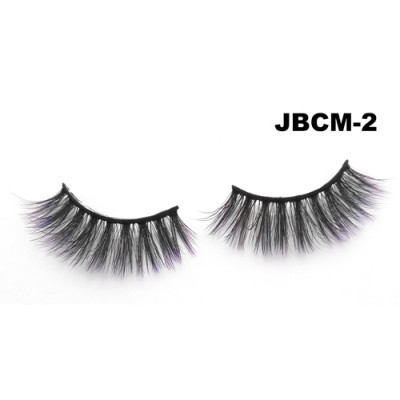 Color silk lashes Synthic Hair Faux 3D Mink Eyelashes lash vendor Wholesale Colorful Eyelashes Private Label