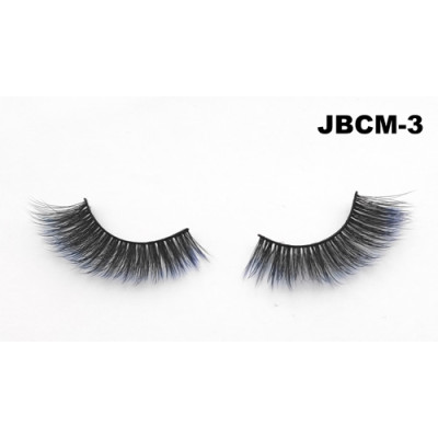 Color silk lashes Synthic Hair Faux 3D Mink Eyelashes lash vendor Wholesale Colorful Eyelashes Private Label