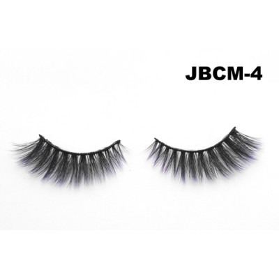 Color silk lashes Synthic Hair Faux 3D Mink Eyelashes lash vendor Wholesale Colorful Eyelashes Private Label