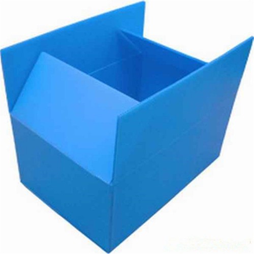 Foldable Coroplast storage box corrugated plastic turnover box