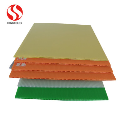 Glass bottle layer pad China corflute round corner manufacturer Qingdao Hengsheng Plastic
