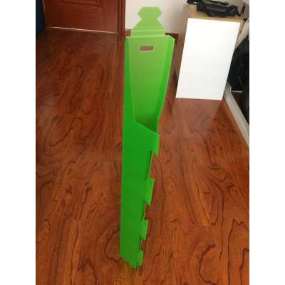 Translucent Green Tri-angle Plants Protection PP Corrugated Corflute Tree Guard Protector