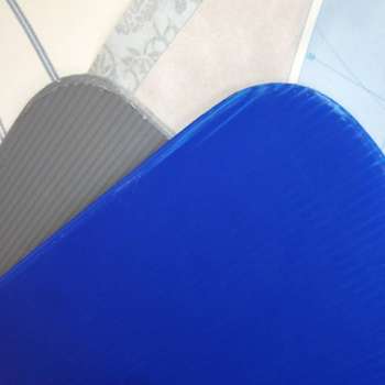 Round corner corflute plastic hollow layer pads