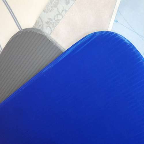 Round corner corflute plastic hollow layer pads