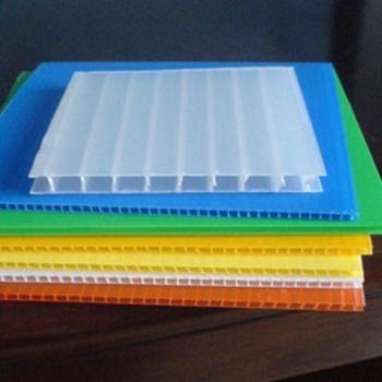 Corrugated PP Plastic poster board Fluted Polypropylene Hollow Boards For Floor Covering