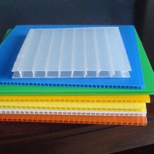 Corrugated PP Plastic poster board Fluted Polypropylene Hollow Boards For Floor Covering