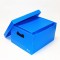 Foldable office document storage box