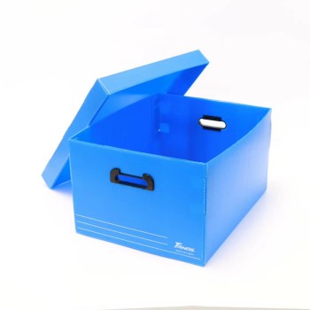 Folding plastic corrugated pp hollow tool storage packaging box