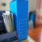 Foldable office document storage box