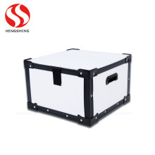 Plastic folding box with colorful printing