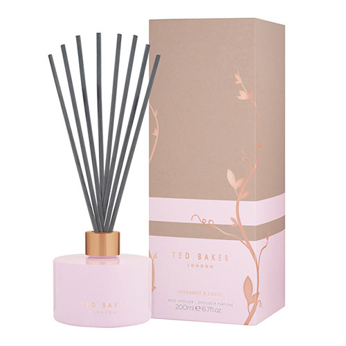 High quality square fragrance perfume reed diffuser glass bottle with rattan sticks wholesale
