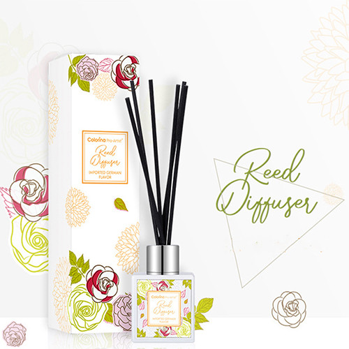 High quality reed diffuser box packaging customized Aroma Rattan Sticks Luxury glass bottle