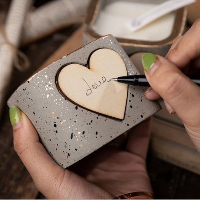 Valentine's day Christmas gifts soy wax scented candle in glass jar with luxury gift box