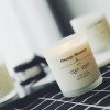 Customized different frosted glass jar scented soy wax candle