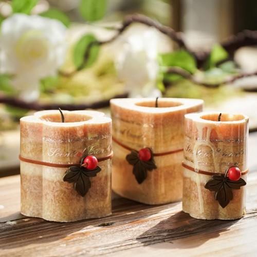 Hot sale natural soy wax scented pillar candle wedding and birthday candle