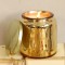 Luxury wedding craft golden scented candle glass jar candle holder