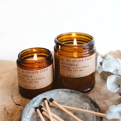 Wholesale retro Aroma Candle Luxury Soy Wax Scented Candle Factory organic candles