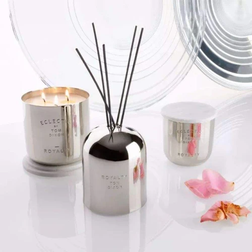 Wholesale luxury Customized scented natural soy wax metal copper jar candle with lids