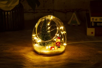New LED Christmas Tree House Light Home Decoration Room Night Light