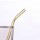 Handmade Pyrex Borosilicate Colored Bent Glass Drinking Straws