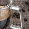 300ml High Borosilicate Double Wall Glass Cup Coffee Mug With Handle