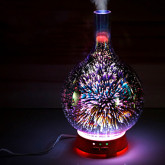 3D color glass electronic aroma diffuser essential oil aromatherapy humidifier aromatherapy sprayer used in the room