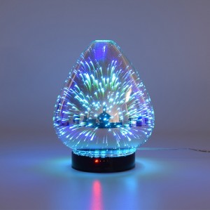 3D color glass electronic aroma diffuser essential oil aromatherapy humidifier aromatherapy sprayer used in the room