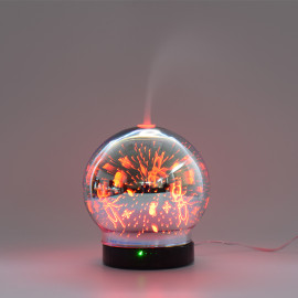 3D Color Glass Electronic Aroma Essential Oil Diffuser Ultrasonic Cool Mist Humidifier