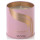 Customized spa travel metal jar scented candle tins with metal lids